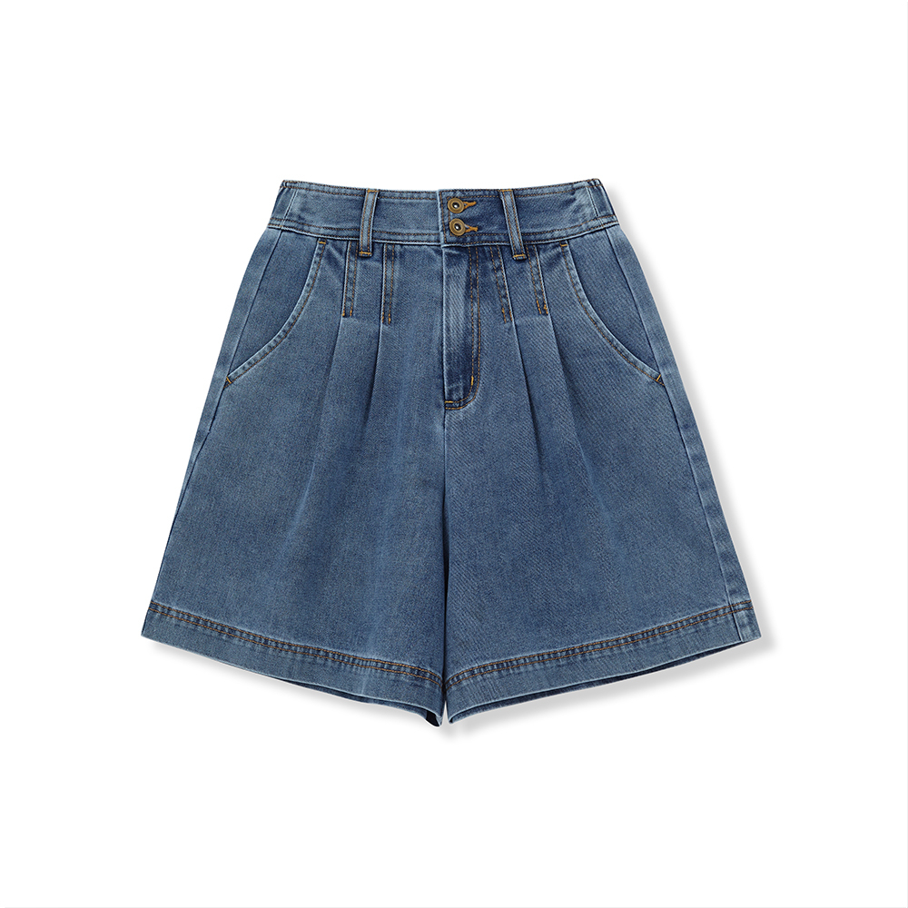 bossini WOMEN Denim Culottes Shorts