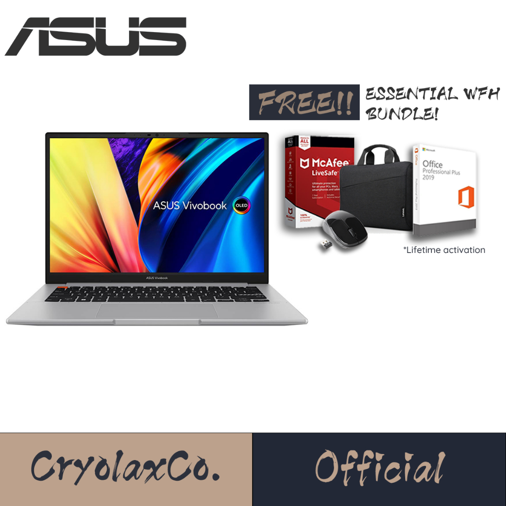 [FREE Office 2019] ASUS VivoBook S14 K3402 | 14" FHD | i5/i7 | 16GB RAM | 512GB SSD | 2Y ASUS WARRANTY