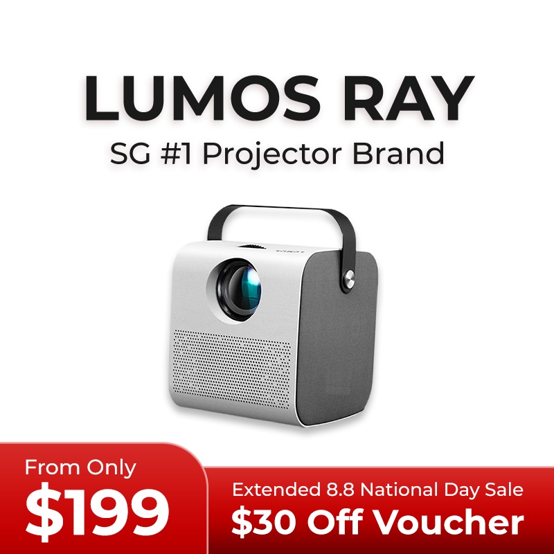 [Official Store] LUMOS RAY Home Cinema Projector