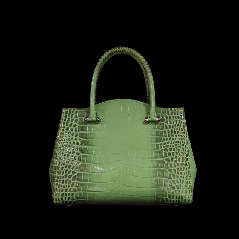 New Style Genuine Leather Female Bag Handbag High-Quality Large-Capacity Platinum Bag Crocodile Belly Shoulder