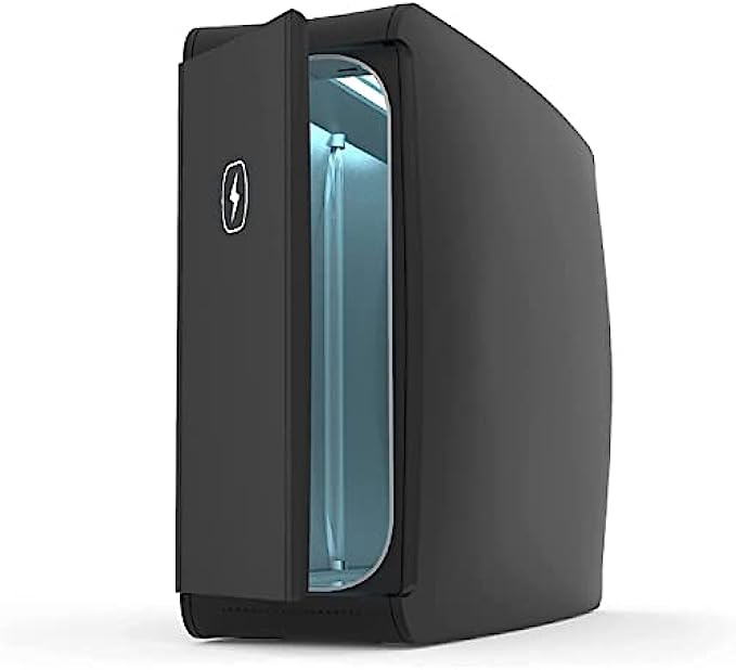 HomeSoap Large Capacity UV Light Sanitizer & Charger | Patented & Clinically Proven 360-Degree UV Light Box, Sanitizer & Phone Sanitizer | Fits Phones, Tablets, Remotes, Toys & More (B