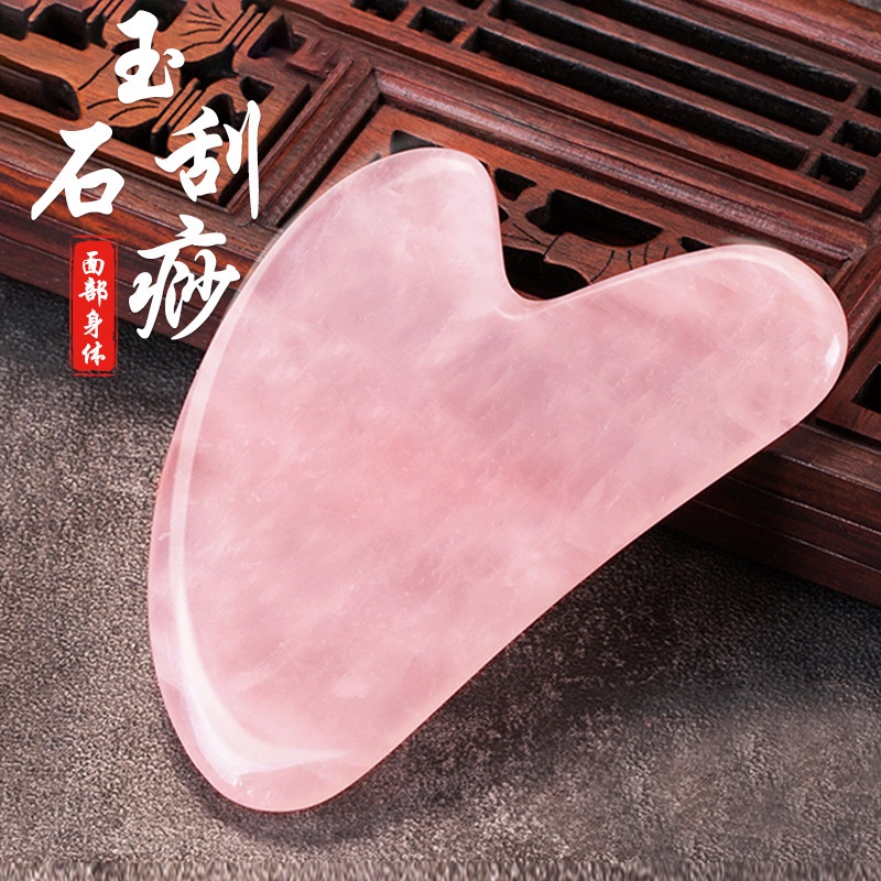 Natural jade  Face Gua Sha Board Facial Scraping Scrapping Plate Face Body Massage Tool New Jelly