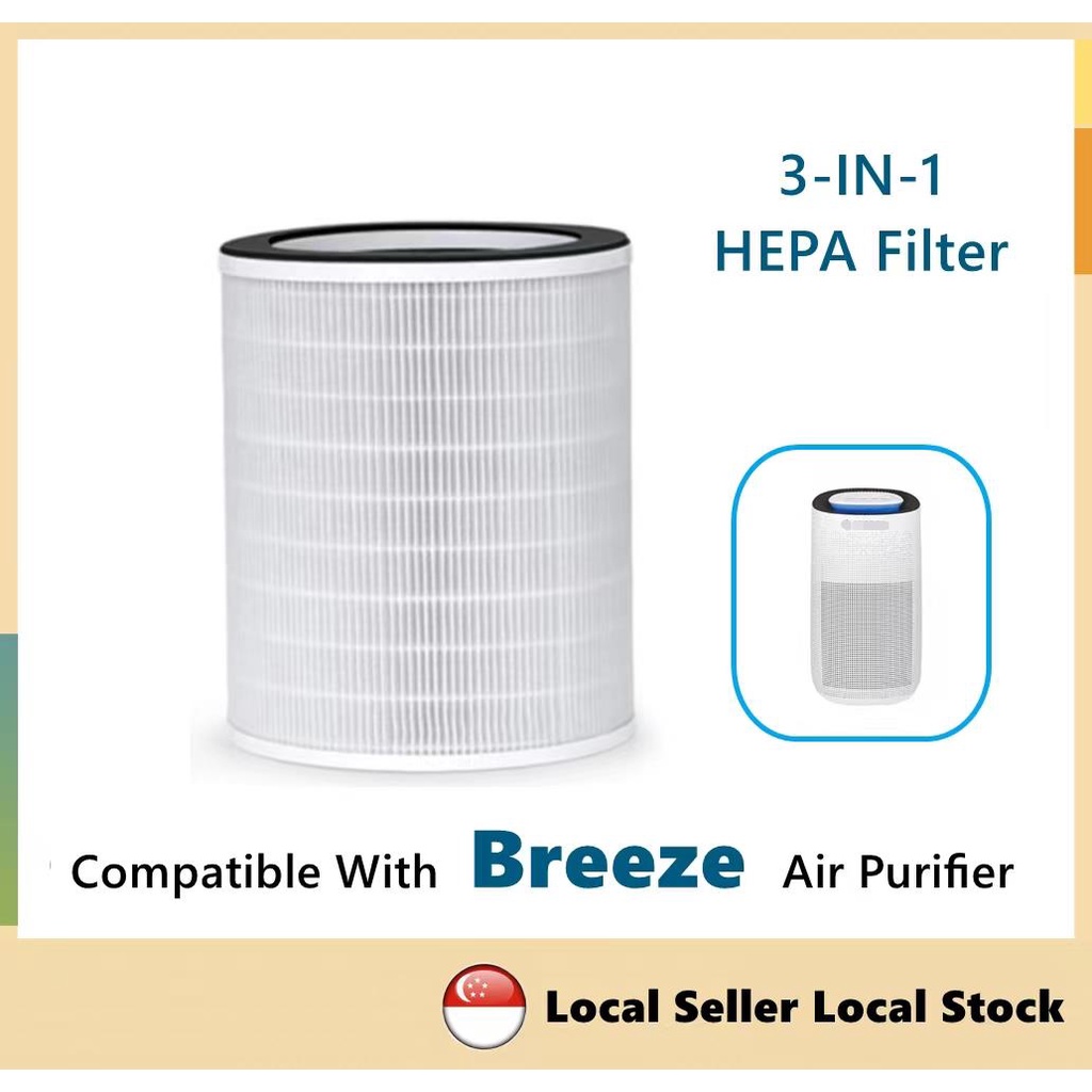 【Local Stock】Breeze Compatible H13 Grade Air Puirfier Filter