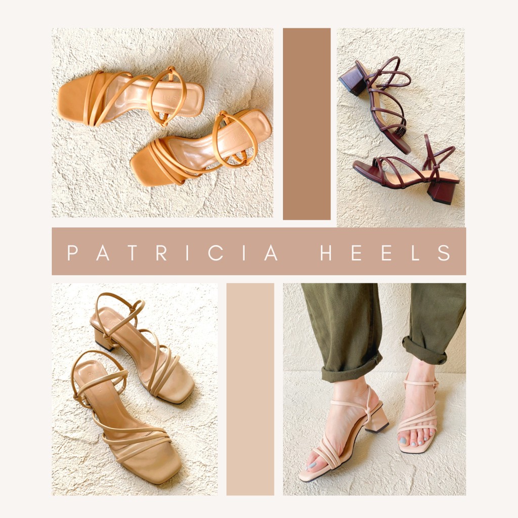 Patricia heels - Women's Strap Sandals Tofu