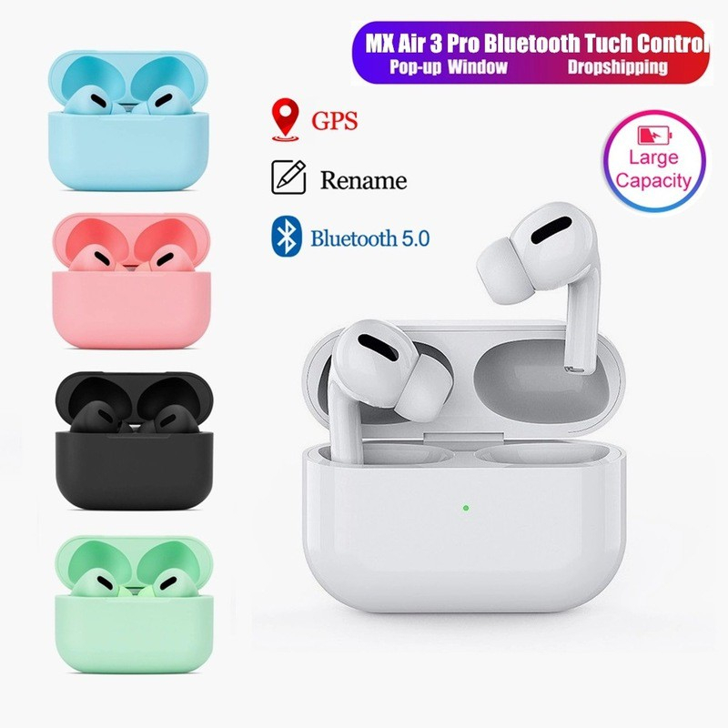 TWS Bluetooth Earphones Pro 3 Touch Wireless Bluetooth Earphones with Microphone