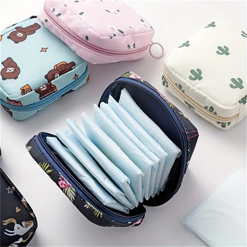 1 Piece, Multifunctional Travel Storage Bag Sanitary Napkin Bag Large Size Waterproof Storage Bag Girl Travel Cosmetic Bag Toiletries Cosmetic Storage Bag