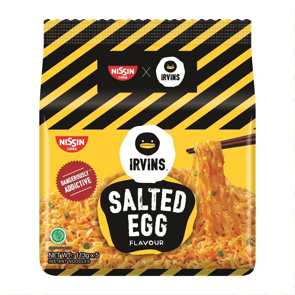 Nissin Irvins Salted Egg Packet Noodles 113g