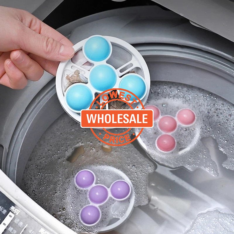 [ Wholesale Prices ] Washing Machine Hair Filter Cleaning Mesh Bag / Floating Pet Hair Lint Mesh Remover Pouch / Laundry Washing Machine Lint Catcher