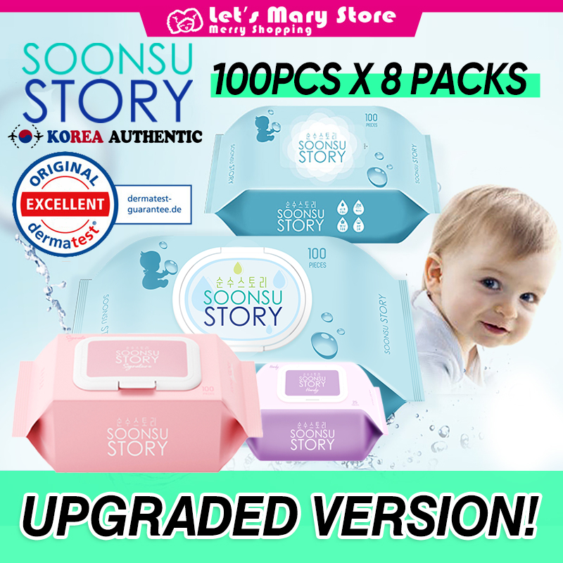 SoonSu Story safe baby wet wipes / EWG Green Grade /  Korean Baby wipes wet tissue  by Let's Mary Store Official
