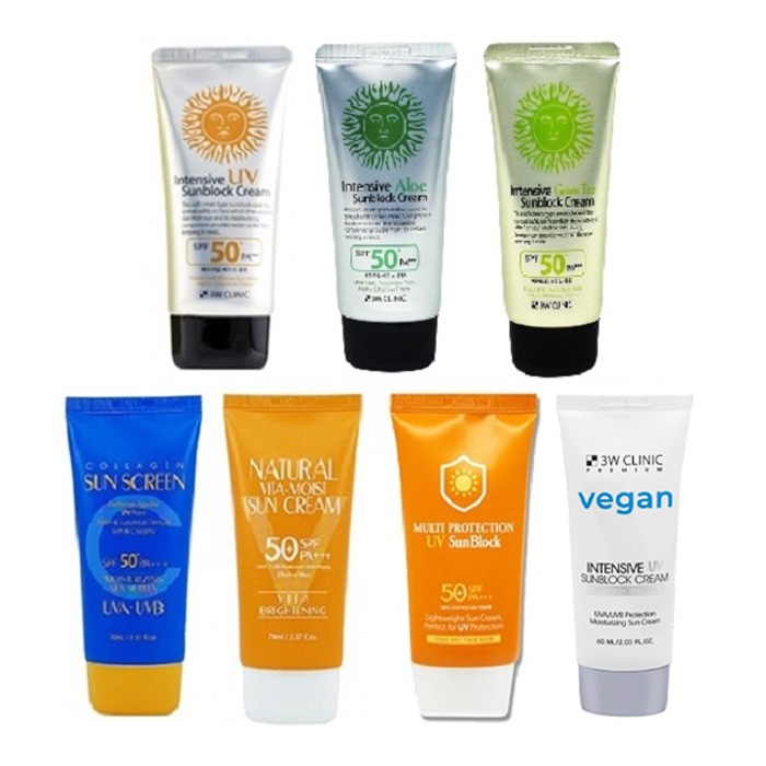 [3W CLINIC] Sun Cream SPF50+ PA+++ 70ml / 60ml