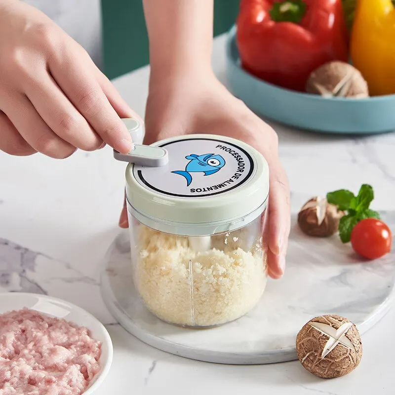 1Pc Manual Chopper for Vegetable Fruits Onions pepper Chopper Pull Mincer Blender Mixer Garlic Crusher Kitchen Gadgets