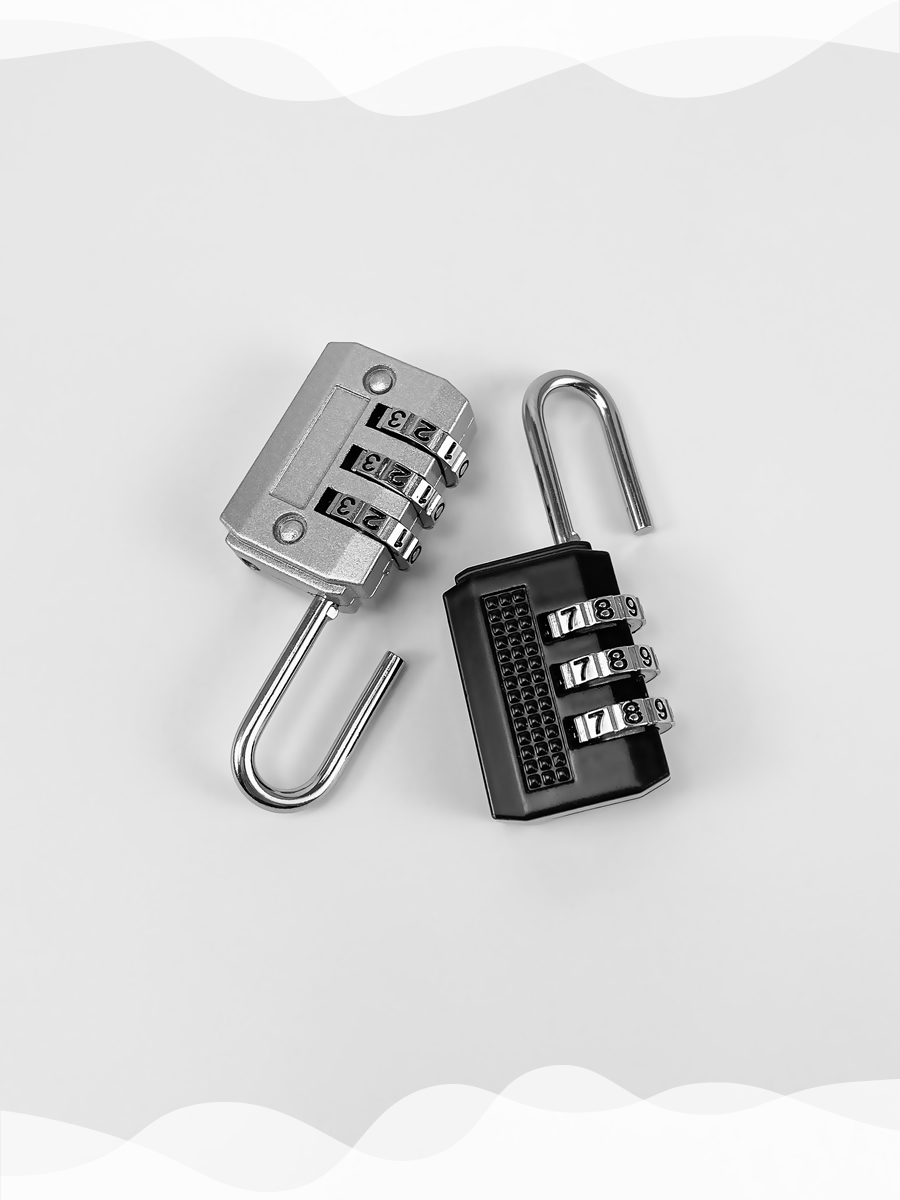 1 Piece Luggage Lock Small Luggage Combination Lock Portable Small Lock