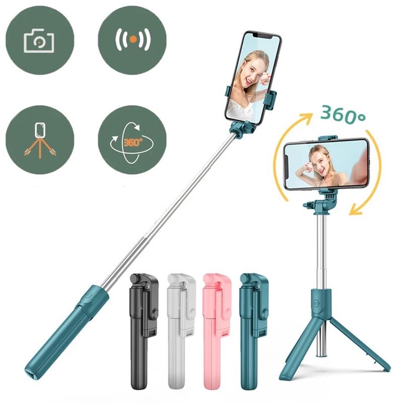 Extendable Selfie Stick Tripod with Wireless Remote and Phone Holder,Group Selfies/Live Streaming/Video Recording Compatible with All Cellphones